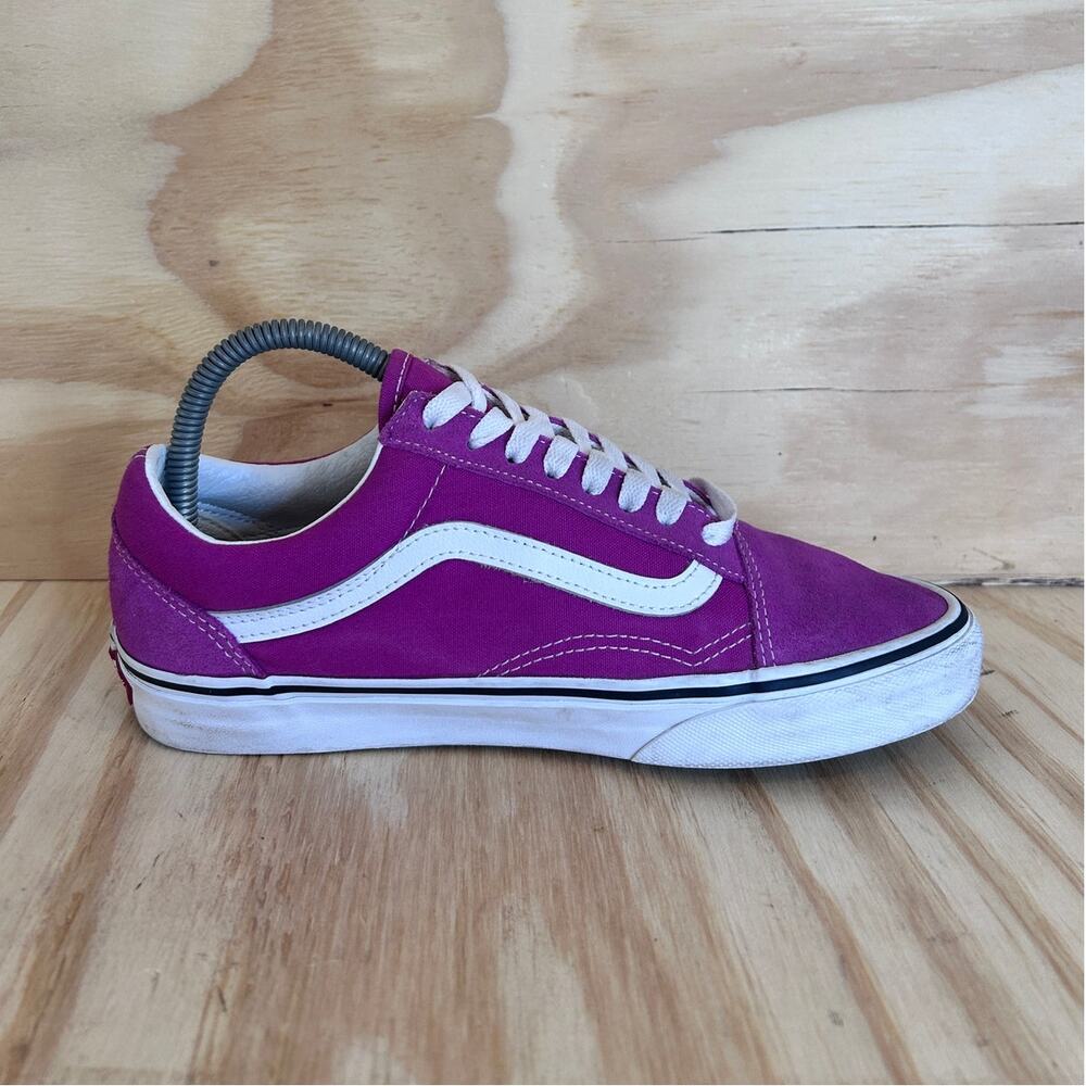 Vans Off The Wall - Old Skool - Sneakers - Purple - Women's - 8.5 - Picture 5 of 9